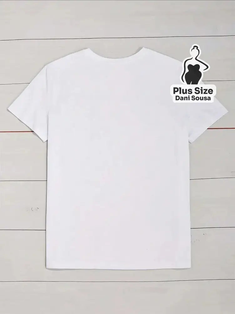 Blusa Manga Borboleta com Aplique Floral Plus Size Blusa Manga Borboleta com Aplique Floral Plus Size