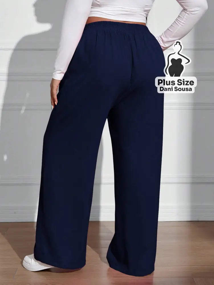 Calça Pantalona Estilo Conforto Plus Size Calça Pantalona Estilo Conforto Plus Size