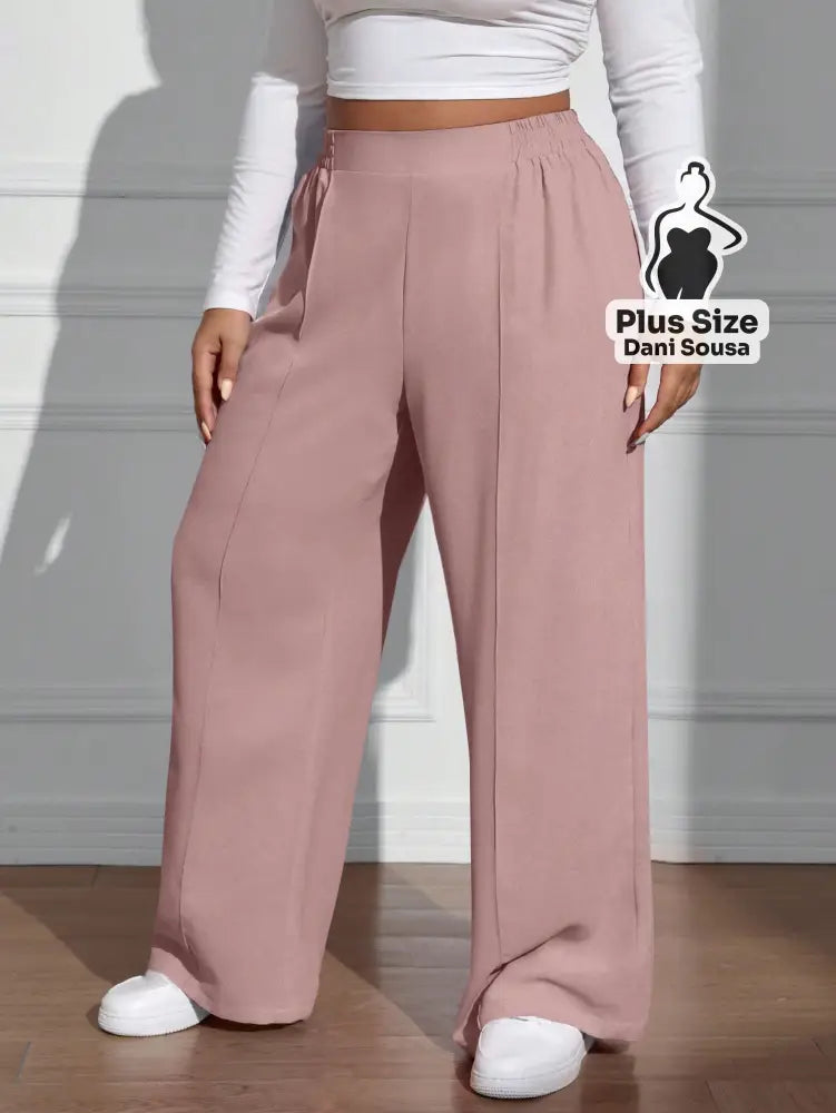Calça Pantalona Estilo Conforto Plus Size Calça Pantalona Estilo Conforto Plus Size