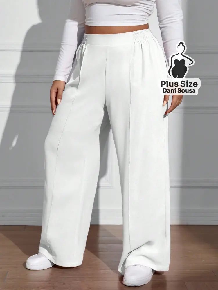 Calça Pantalona Estilo Conforto Plus Size Calça Pantalona Estilo Conforto Plus Size