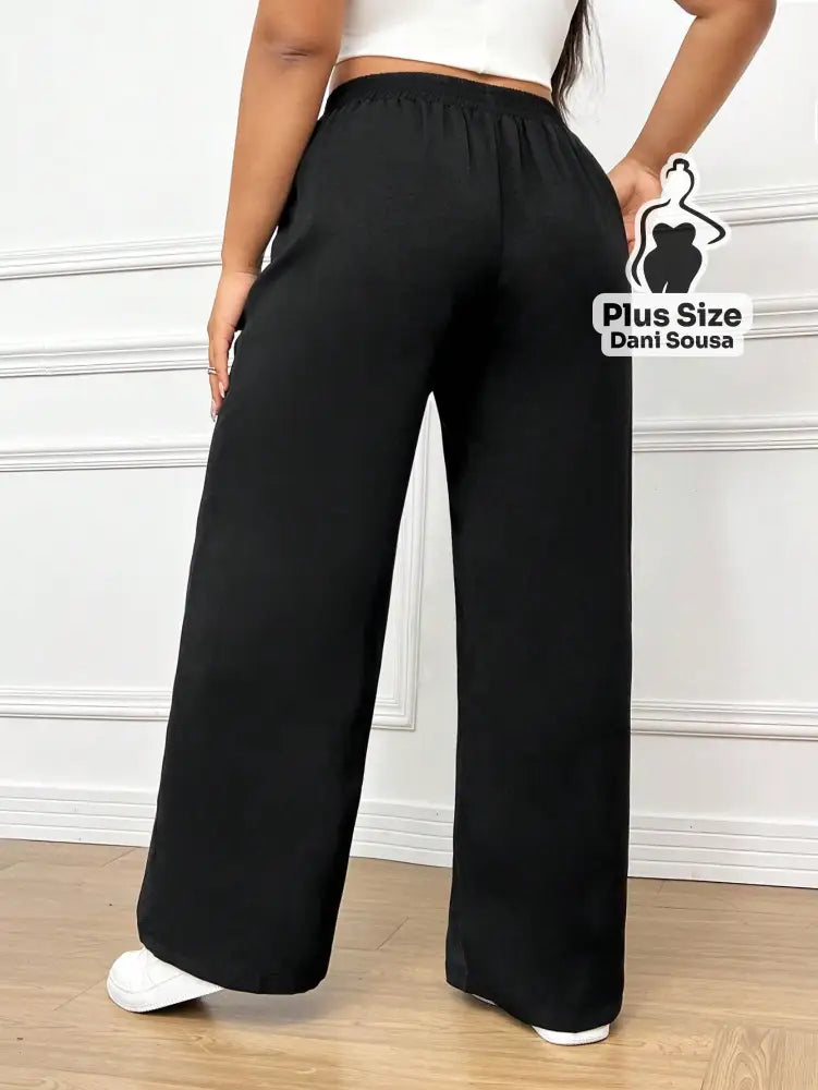 Calça Pantalona Estilo Conforto Plus Size Calça Pantalona Estilo Conforto Plus Size
