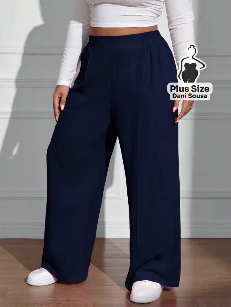 Calça Pantalona Estilo Conforto Plus Size Calça Pantalona Estilo Conforto Plus Size