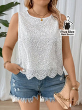 Blusa Regata De Renda Com Bordado Plus Size G Conjunto Cropped e Shorts Estampado com Detalhes de Renda Plus Size