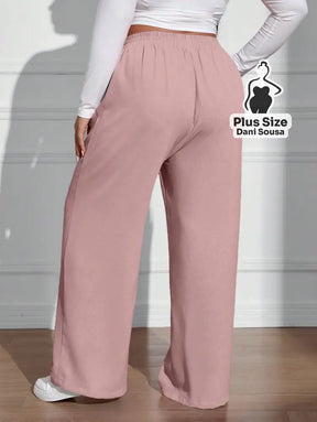 Calça Pantalona Estilo Conforto Plus Size Calça Pantalona Estilo Conforto Plus Size