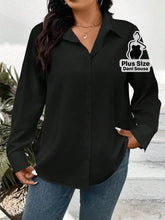 Camisa Social Clássica de Botões Plus Size Preto / G Camisa Social Clássica de Botões Plus Size